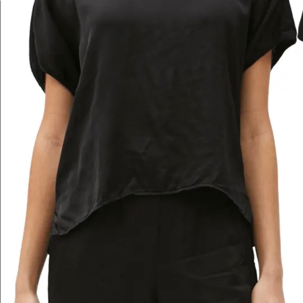 NWOT Michael Stars Elena Boxy Mixed Media Darling Top!